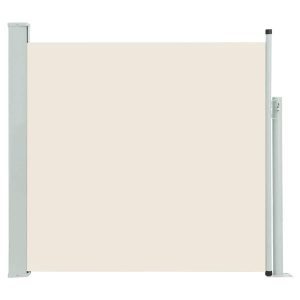 Parawan ogrodowy Kremowy 100 x 500 cm vidaXL 752461