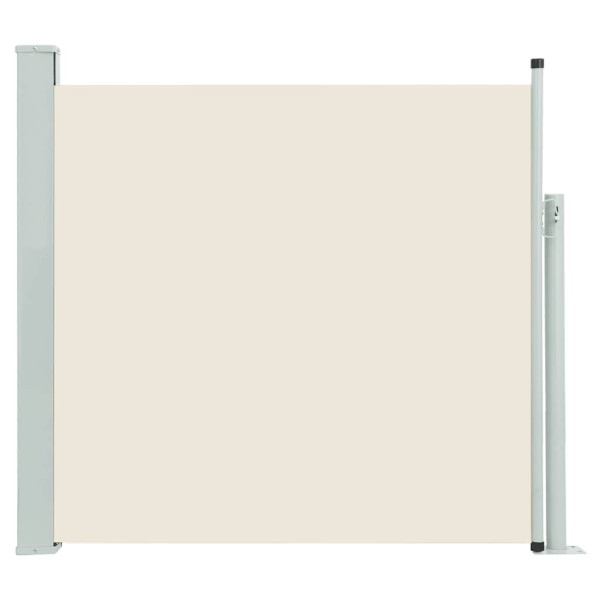 Parawan ogrodowy Kremowy 140 x 500 cm vidaXL 752486