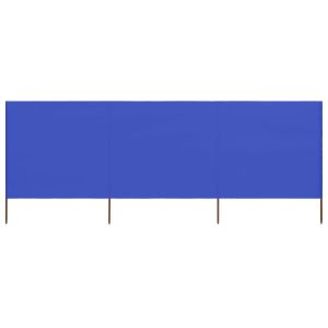 Parawan Ogrodowy Osłona 3-skrzydłowy z tkaniny 400×80 cm błękit lazur 954347 Parawan Ogrodowy Osłona 3-skrzydłowy z tkaniny 400×80 cm błękit lazur 954347