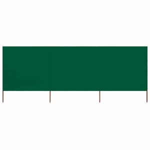 Parawan Ogrodowy Osłona 3-skrzydłowy z tkaniny 400×80 cm zielony 954357 Parawan Ogrodowy Osłona 3-skrzydłowy z tkaniny 400×80 cm zielony 954357