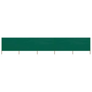 Parawan Ogrodowy Osłona 5-skrzydłowy z tkaniny 600×120 cm zielony 954346 Parawan Ogrodowy Osłona 5-skrzydłowy z tkaniny 600×120 cm zielony 954346