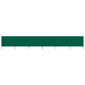 Parawan Ogrodowy Osłona 6-skrzydłowy z tkaniny 800×120 cm zielony 954355 Parawan Ogrodowy Osłona 6-skrzydłowy z tkaniny 800×120 cm zielony 954355