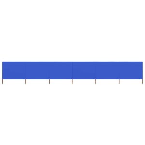 Parawan Ogrodowy Osłona 6-skrzydłowy z tkaniny 800×80 cm błękit lazur 954351 Parawan Ogrodowy Osłona 6-skrzydłowy z tkaniny 800×80 cm błękit lazur 954351