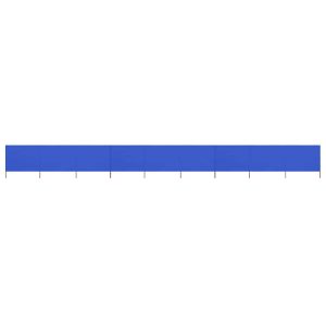 Parawan Ogrodowy Osłona 9-skrzydłowy z tkaniny 1200×120 cm lazurowy błękit 954363 Parawan Ogrodowy Osłona 9-skrzydłowy z tkaniny 1200×120 cm lazurowy błękit 954363