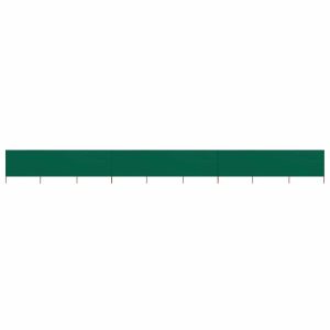 Parawan Ogrodowy Osłona 9-skrzydłowy z tkaniny 1200×120 cm zielony 954336 Parawan Ogrodowy Osłona 9-skrzydłowy z tkaniny 1200×120 cm zielony 954336