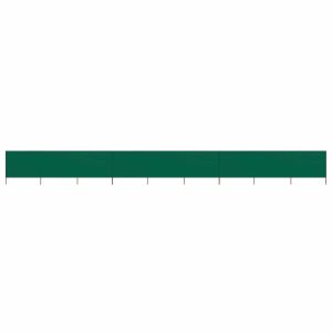 Parawan Ogrodowy Osłona 9-skrzydłowy z tkaniny 1200×160 cm zielony 954352 Parawan Ogrodowy Osłona 9-skrzydłowy z tkaniny 1200×160 cm zielony 954352