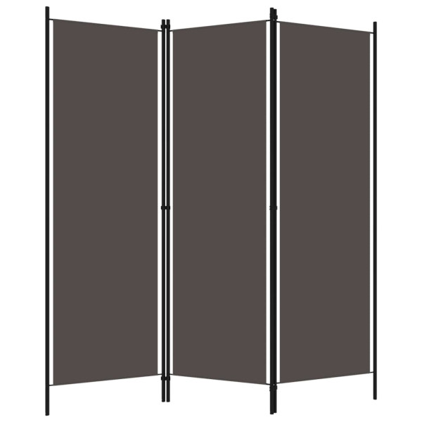 Parawan Pokojowy Antracytowy Parawan Panelowy Dekoracyjny 150 x 180 cm 808529