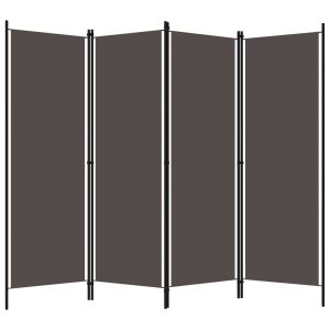 Parawan Pokojowy Antracytowy Parawan Panelowy Dekoracyjny 200 x 180 cm 808381 Parawan Pokojowy Antracytowy Parawan Panelowy Dekoracyjny 200 x 180 cm 808381