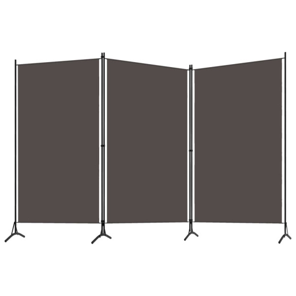 Parawan Pokojowy Antracytowy Parawan Panelowy Dekoracyjny 260 x 180 cm 808385