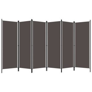 Parawan Pokojowy Antracytowy Parawan Panelowy Dekoracyjny 300 x 180 cm 808552 Parawan Pokojowy Antracytowy Parawan Panelowy Dekoracyjny 300 x 180 cm 808552