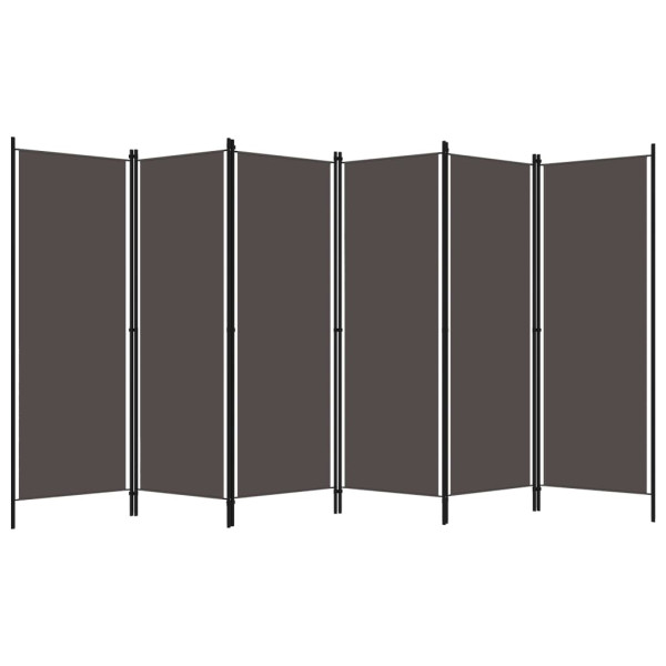 Parawan Pokojowy Antracytowy Parawan Panelowy Dekoracyjny 300 x 180 cm 808552