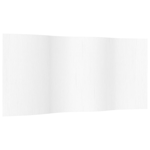 Parawan Pokojowy Bambusowy Parawan Dekoracyjny Przegroda Biały 165x400 cm 805254
