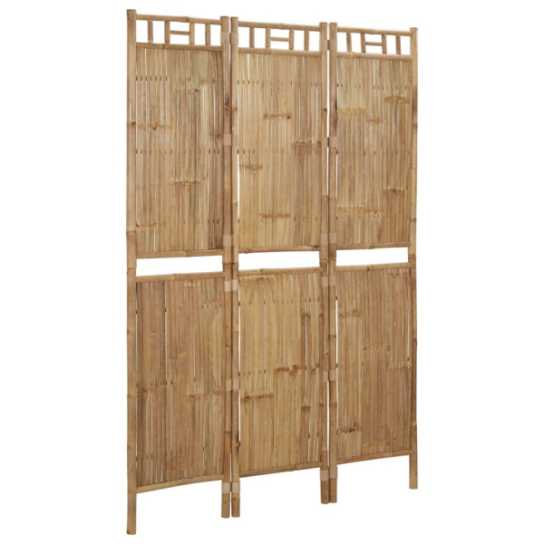 Parawan Pokojowy Bambusowy Parawan Dekoracyjny Przegroda Brązowy 120x180 cm 805986