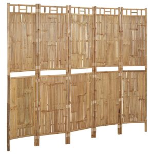 Parawan Pokojowy Bambusowy Parawan Dekoracyjny Przegroda Brązowy 200×180 cm 805995 Parawan Pokojowy Bambusowy Parawan Dekoracyjny Przegroda Brązowy 200×180 cm 805995