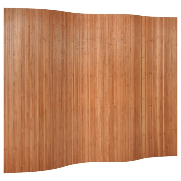 Parawan Pokojowy Bambusowy Parawan Dekoracyjny Przegroda Brązowy 250x165 cm 805278
