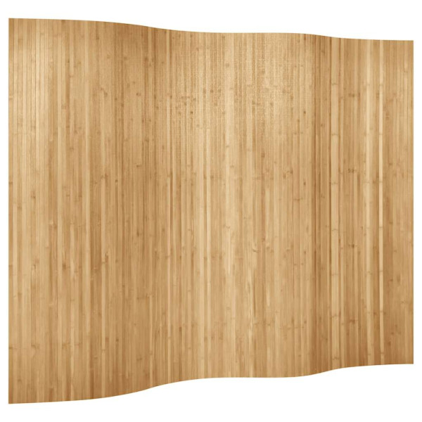Parawan Pokojowy Bambusowy Parawan Dekoracyjny Przegroda Brązowy 250x165 cm 805288