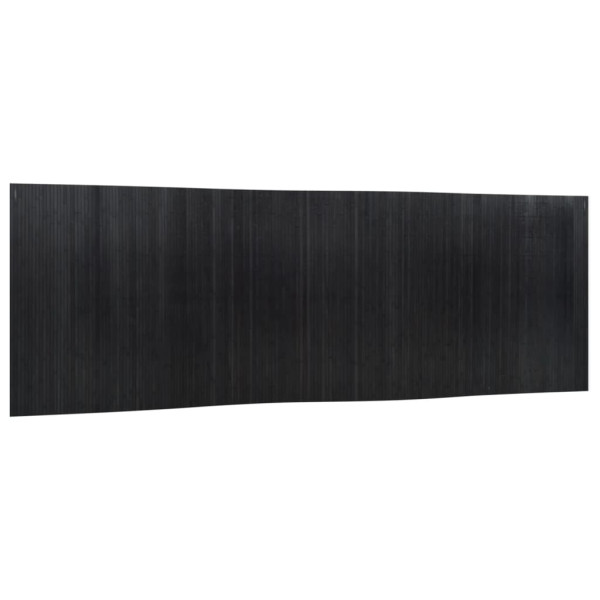 Parawan Pokojowy Bambusowy Parawan Dekoracyjny Przegroda Czarny 165x600 cm 805261
