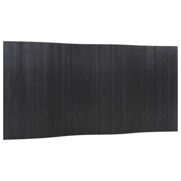 Parawan Pokojowy Bambusowy Parawan Dekoracyjny Przegroda Szary 165x400 cm 805256
