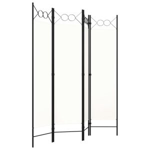 Parawan Pokojowy Biały Parawan Panelowy Dekoracyjny 160 x 180 cm 807860