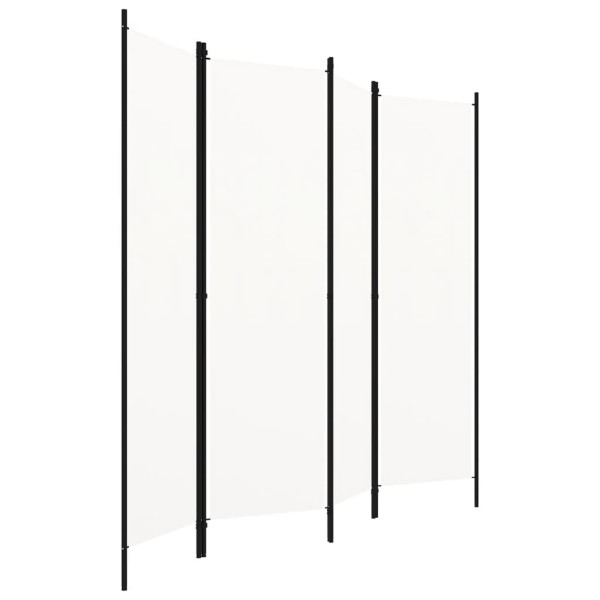 Parawan Pokojowy Biały Parawan Panelowy Dekoracyjny 200 x 180 cm 808500