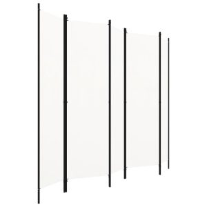 Parawan Pokojowy Biały Parawan Panelowy Dekoracyjny 250 x 180 cm 808426