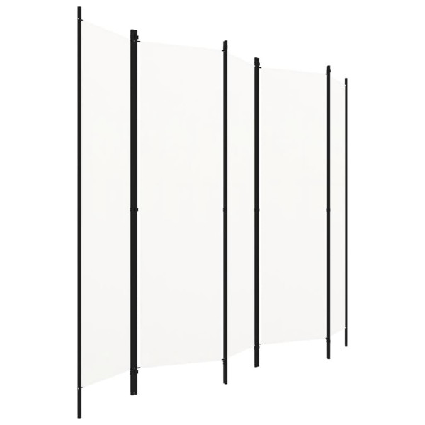 Parawan Pokojowy Biały Parawan Panelowy Dekoracyjny 250 x 180 cm 808426