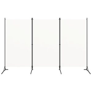 Parawan Pokojowy Biały Parawan Panelowy Dekoracyjny 260 x 180 cm 808391