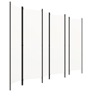 Parawan Pokojowy Biały Parawan Panelowy Dekoracyjny 300 x 180 cm 808505