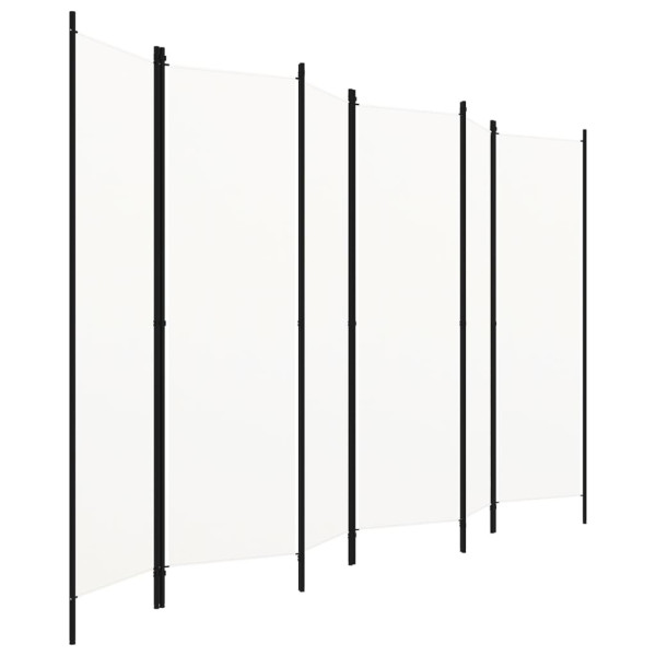 Parawan Pokojowy Biały Parawan Panelowy Dekoracyjny 300 x 180 cm 808505