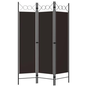 Parawan Pokojowy Brązowy Parawan Panelowy Dekoracyjny 120 x 180 cm 807861