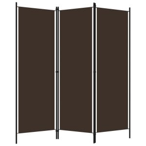 Parawan Pokojowy Brązowy Parawan Panelowy Dekoracyjny 150 x 180 cm 808337