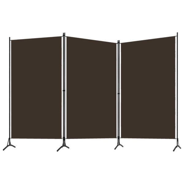 Parawan Pokojowy Brązowy Parawan Panelowy Dekoracyjny 260 x 180 cm 808344