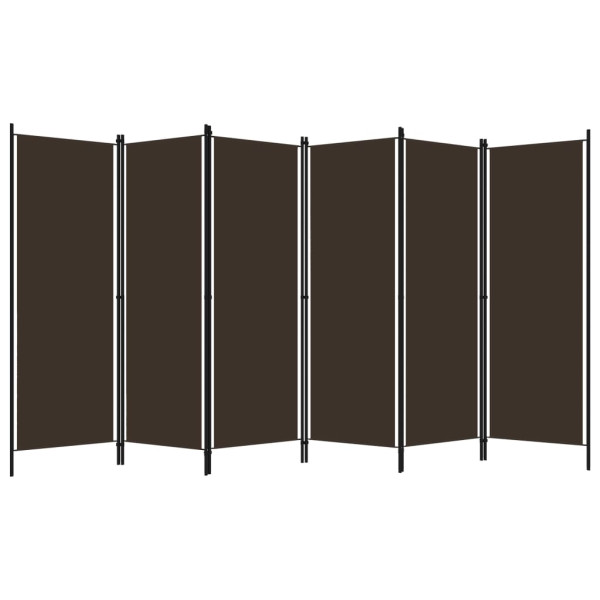 Parawan Pokojowy Brązowy Parawan Panelowy Dekoracyjny 300 x 180 cm 808301
