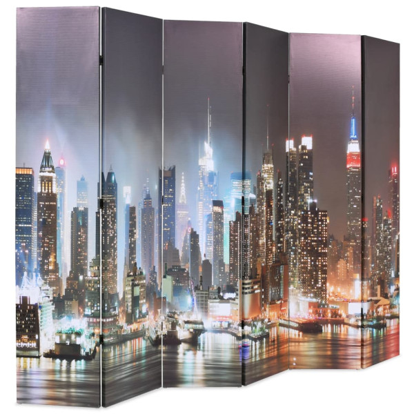 Parawan Pokojowy Dekoracyjny Parawan Składany Nowy Jork 228x170 cm 808477