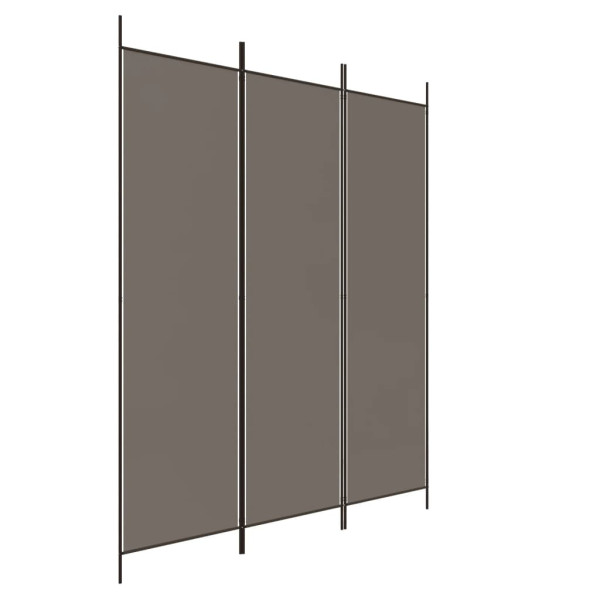 Parawan Pokojowy Dekoracyjny Przegroda Parawan Składany Antracyt 150x200 cm 808334