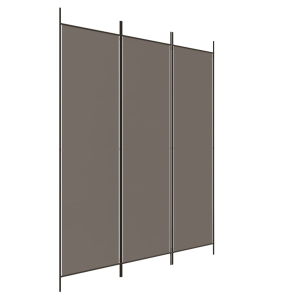 Parawan Pokojowy Dekoracyjny Przegroda Parawan Składany Antracyt 150x220 cm 808352