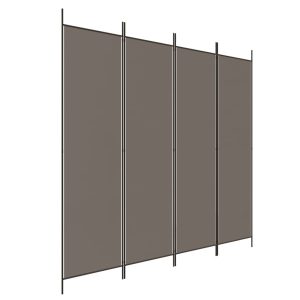 Parawan Pokojowy Dekoracyjny Przegroda Parawan Składany Antracyt 200×220 cm 808336 Parawan Pokojowy Dekoracyjny Przegroda Parawan Składany Antracyt 200×220 cm 808336
