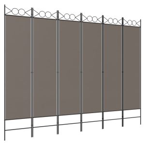 Parawan Pokojowy Dekoracyjny Przegroda Parawan Składany Antracyt 240×200 cm 808549 Parawan Pokojowy Dekoracyjny Przegroda Parawan Składany Antracyt 240×200 cm 808549