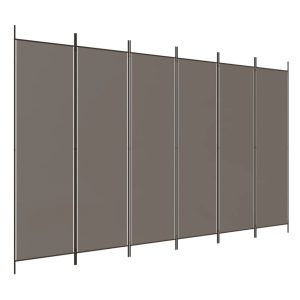 Parawan Pokojowy Dekoracyjny Przegroda Parawan Składany Antracyt 300×200 cm 808361 Parawan Pokojowy Dekoracyjny Przegroda Parawan Składany Antracyt 300×200 cm 808361