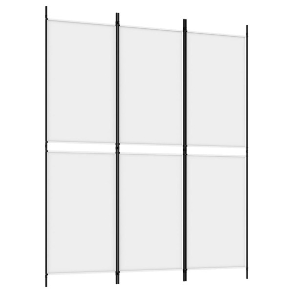 Parawan Pokojowy Dekoracyjny Przegroda Parawan Składany Biały 150 x 180 cm 808415