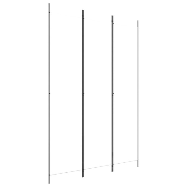 Parawan Pokojowy Dekoracyjny Przegroda Parawan Składany Biały 150x220 cm 808464