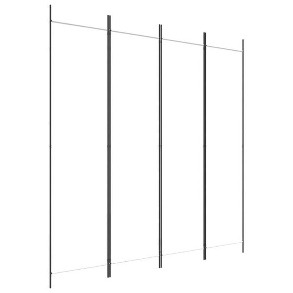 Parawan Pokojowy Dekoracyjny Przegroda Parawan Składany Biały 200x200 cm 808487