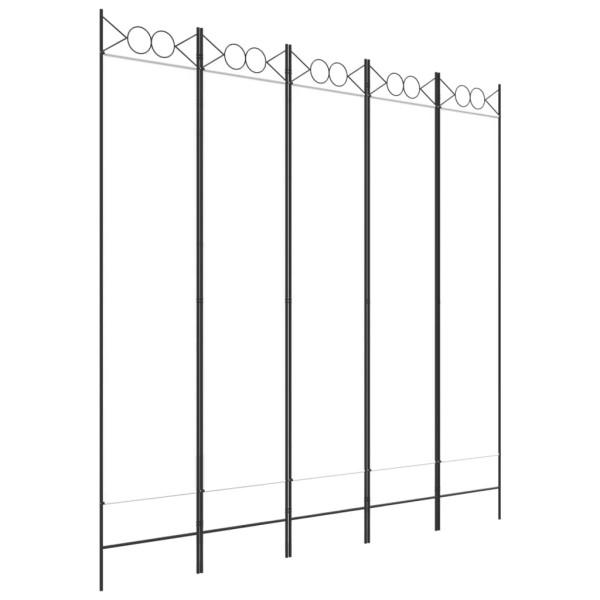 Parawan Pokojowy Dekoracyjny Przegroda Parawan Składany Biały 200x200 cm 808434