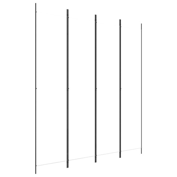 Parawan Pokojowy Dekoracyjny Przegroda Parawan Składany Biały 200x220cm 808388