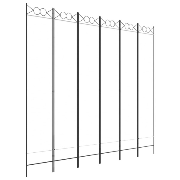 Parawan Pokojowy Dekoracyjny Przegroda Parawan Składany Biały 240x220 cm 808349