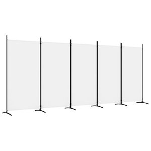 Parawan Pokojowy Dekoracyjny Przegroda Parawan Składany Biały 433×180 cm 808448 Parawan Pokojowy Dekoracyjny Przegroda Parawan Składany Biały 433×180 cm 808448