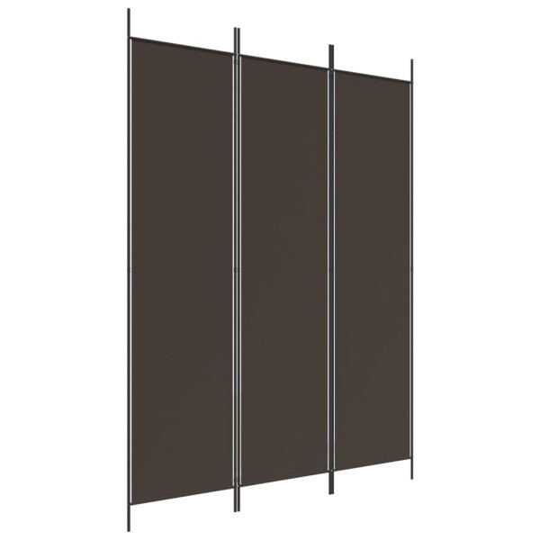 Parawan Pokojowy Dekoracyjny Przegroda Parawan Składany Brązowy 150x200 cm 808390