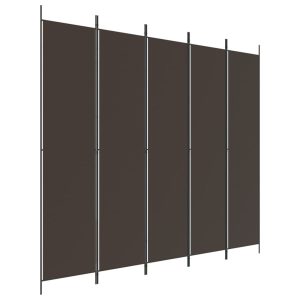 Parawan Pokojowy Dekoracyjny Przegroda Parawan Składany Brązowy 250×220 cm 808378 Parawan Pokojowy Dekoracyjny Przegroda Parawan Składany Brązowy 250×220 cm 808378