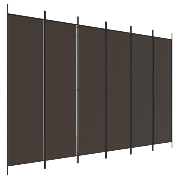 Parawan Pokojowy Dekoracyjny Przegroda Parawan Składany Brązowy 300x200 cm 808396