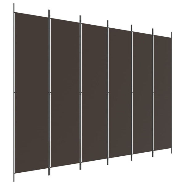 Parawan Pokojowy Dekoracyjny Przegroda Parawan Składany Brązowy 300x220 cm 808416